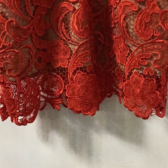 GB mini red lace sexy dress - Picture 5 of 5